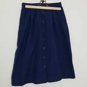 Navy Blue Skirt